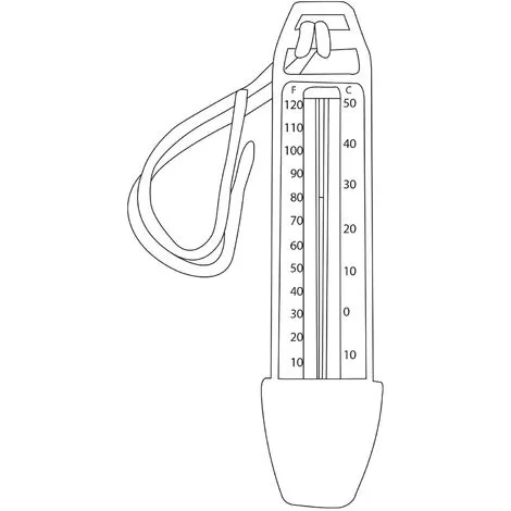 Kokido économique – Grand Thermomètre, Avec Cordon 3 Kokido économique – Grand Thermomètre, Avec Cordon – Image 3