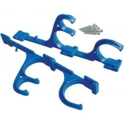 Support Accessoires De Piscine 3 Crochets WP18 KOKIDO - La Paire - KOK-400-8615