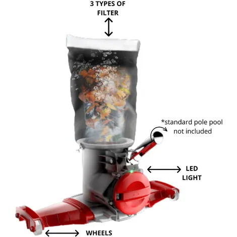 Limpiafondos Manual Con Batería Recargable Para Piscinas Kokido Voltera 105 Depósito Extra Grande Sin Manguera Y Sin Cables 4 Limpiafondos Manual Con Batería Recargable Para Piscinas Kokido Voltera 105 Depósito Extra Grande Sin Manguera Y Sin Cables – Image 4